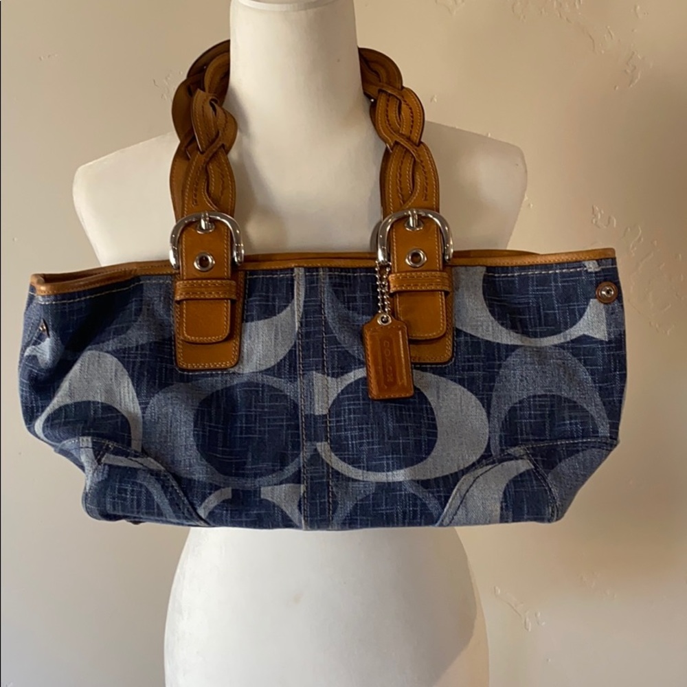 Denim Coach Bag